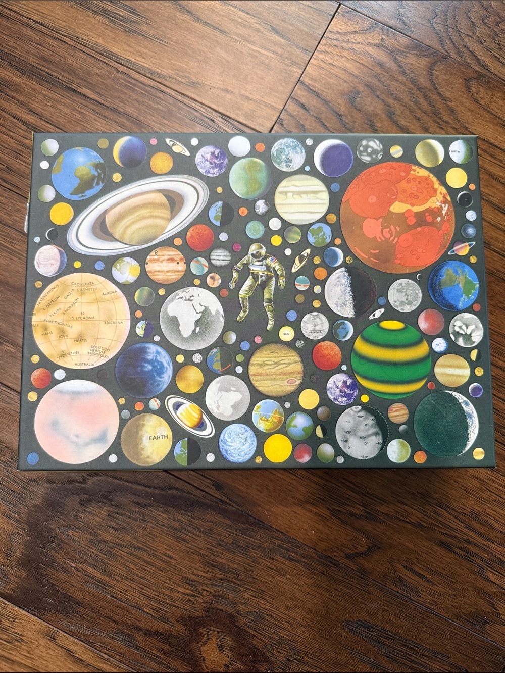 Galactic Planets Puzzle - Multicolor Space Art Puzzle “Zero Gravity” 1000 piece